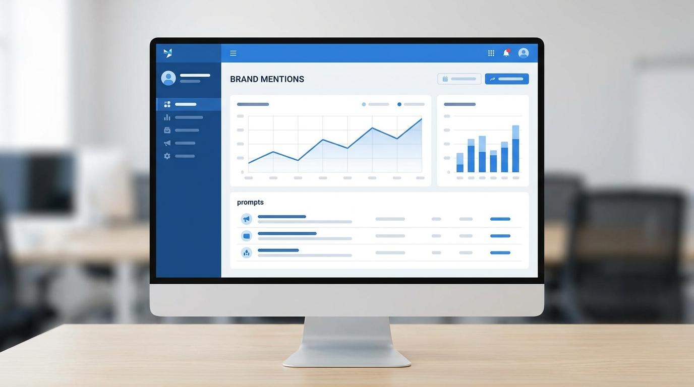 KI-SEO-Erfolg messen: Monitoring-Dashboard mit Markennennungen in KI-Antworten